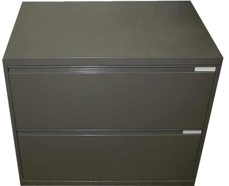 used office file cabinets : 42" meridian 2-drawer lateral files at