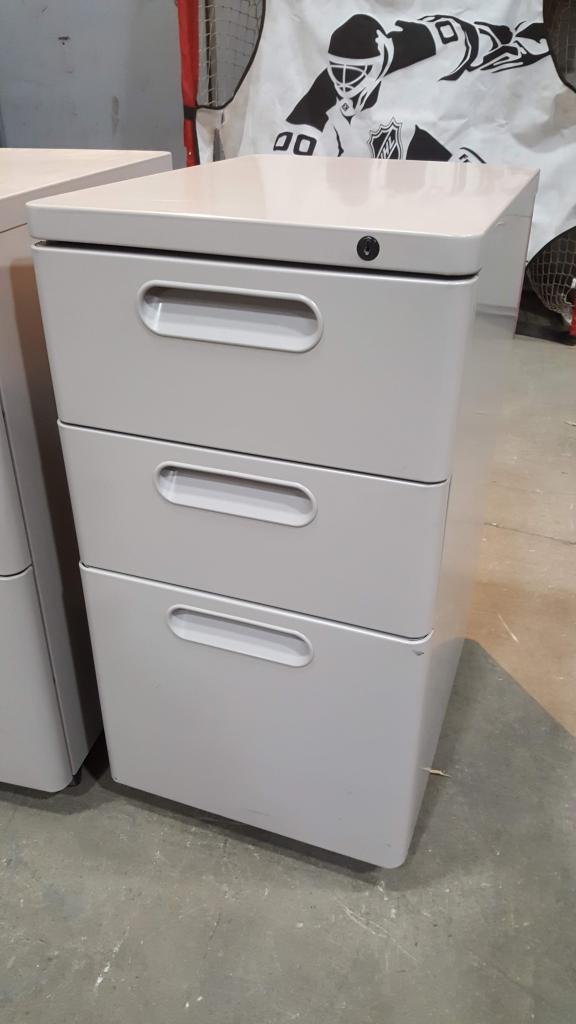 Used Office File Cabinets Herman Miller Mobile Ped Bbf At
