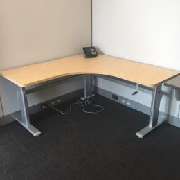 Used Office Desks Workrite Sierra Hx Adjustable Height Desk At