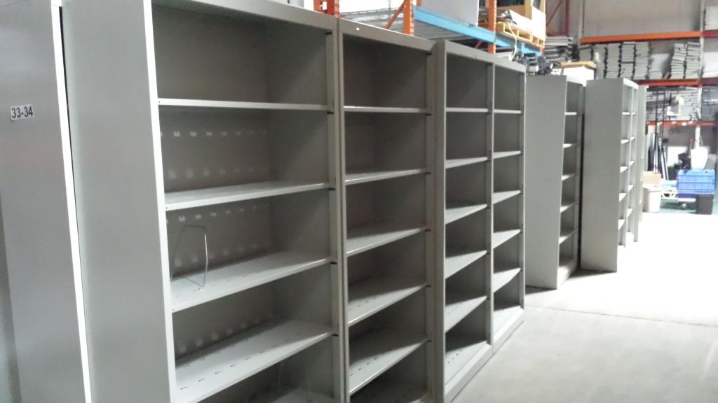 Used Office File Cabinets : HON 6 Shelf Open File End Tab ...