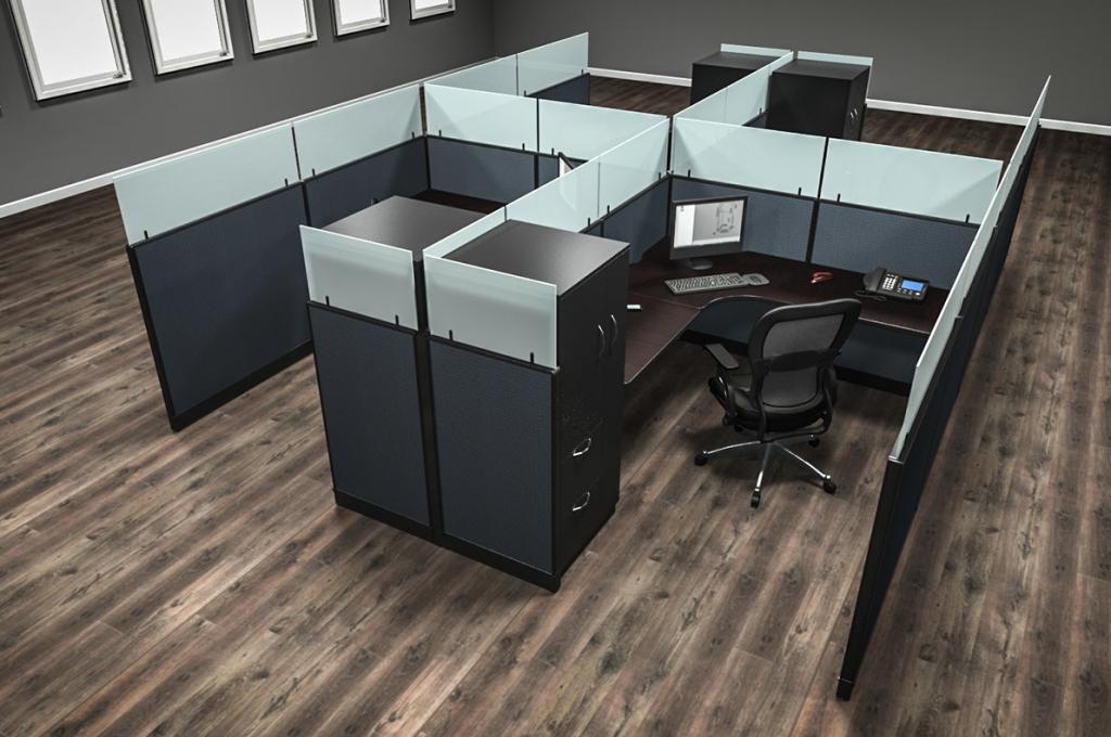 cubicles cubicle modular partitions furniturefinders workstations remanufactured