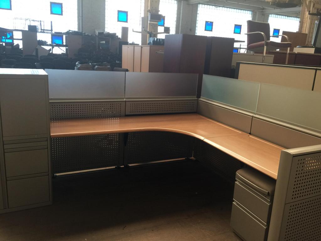 Used Office Cubicles : Inscape Modern Cubicles at Furniture Finders