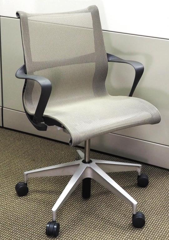 Used Office Chairs : Herman Miller Setu Conference chairs at Furniture ...