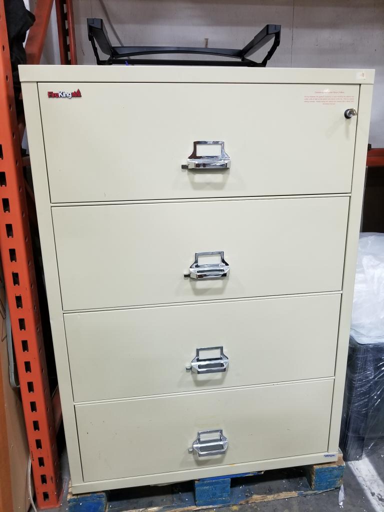 Used Office File Fire King fireproof 4 drawer