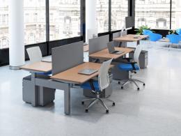 AMQ Activ Sit-to-Stand Benching Workstations