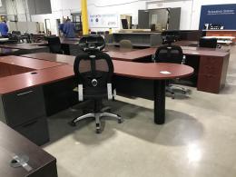 U + L desks,avail. IN ASSORTMENT OF FINISHES