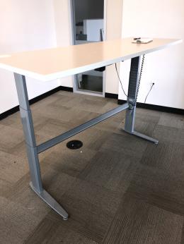 Allsteel Adjustable Height Table Desks
