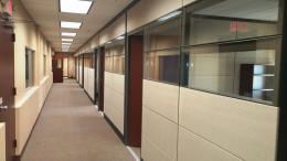 FLOOR TO CEILING CUBICLE WALLS