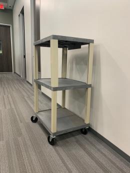 Utility Cart with 3 Shelves