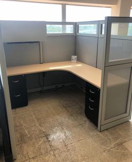 Steelcase Kick 6 x 6 Cubicle Workstations