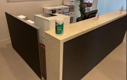 Granite Reception L-Desk