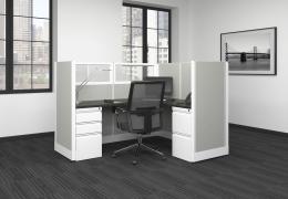 NEW SIS 6' x 6' Modern Cubicle with GLASS