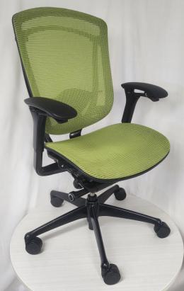 Teknion Contessa Lime Green Mesh Task Chair