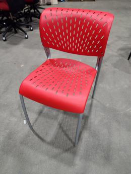 Izzy Cafe Stack Chair - Red