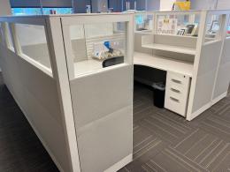 Friant Interra 6' x 8' Cubicles with Glass