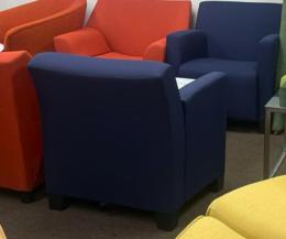 Steelcase Turnstone Royal Blue Lounge Chairs