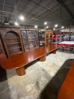 14' Cherry Global Conference Table