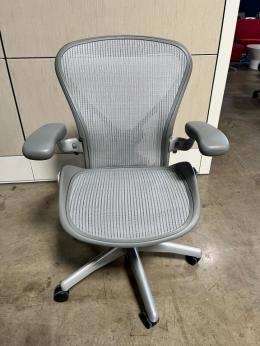 Preowned Herman Miller silver chair