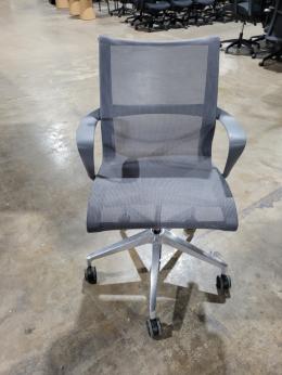 Gray Mesh Setu chairs