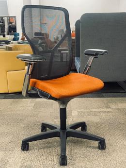 Allsteel Acuity Task Chair (Black/Orange)
