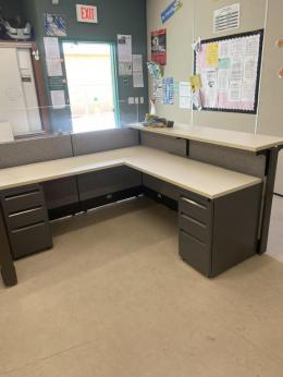Ethospace Reception Desk & Printer Station