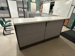 Herman Miller Reception Desk 6x6x 39in tall