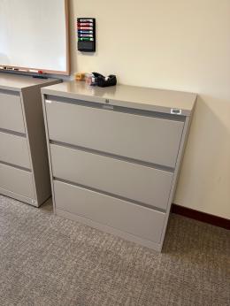 3 DR Lateral File Cabinet   by Steelcase