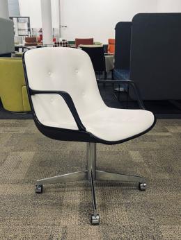 Vintage Steelcase 451 Office Chair (White)