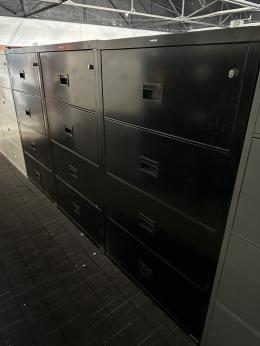 4 DR Lateral Fire Proof File Cabinet   by HON