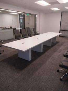 Steelcase Payback 16 foot White powered table