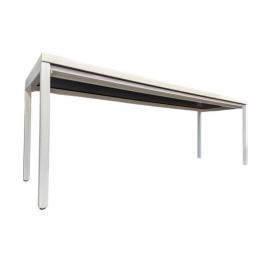 7' White Conference Table - N808700