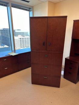Combo Cabinet   3 DR Lateral File Cabinet