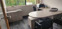 AIS Calibrate Laminate LH L Desk with Lateral