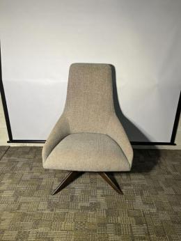 Andreu World Gray Lounge Chair