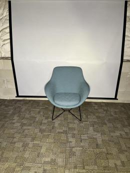 Keilhauer Ponder 68703 Teal Lounge Chair