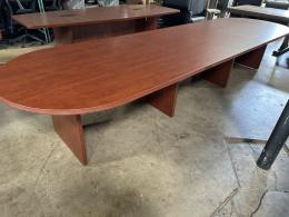 Pre-Owned 12' Racetrack Conference Table