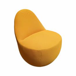 Bernhardt Mitt Orange Fabric Chair - US240111