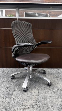 Knoll Generation Brown Leather Task Chair