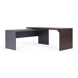Lucca L Shape Desk with Reversible Return