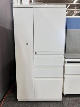 Haworth Storage Tower File Cabinet - Left