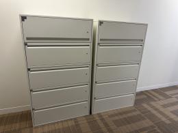 5 DR Lateral File Cabinet by Haworth