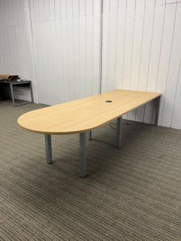10' Peninsula Conference Table - Maple