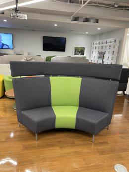 Arcadia Green and Graphite Lounge Sofa